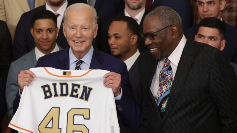 World Series champ Astros visit President Biden, White House