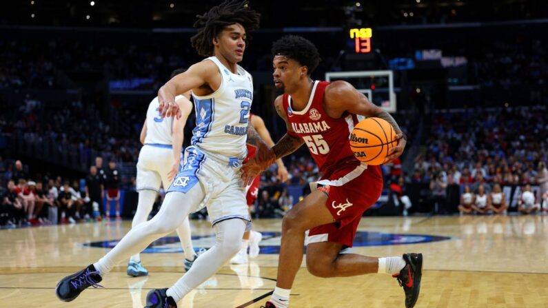 Alabama upsets UNC for 2nd Elite Eight trip in school history